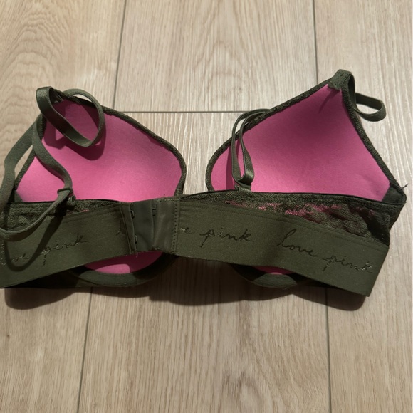 Pink green leopard bra - Picture 2 of 2